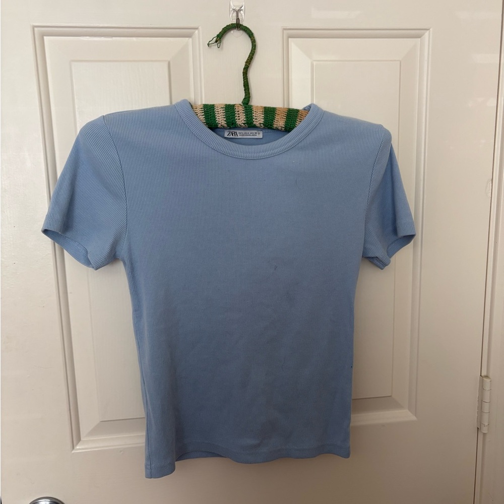 Zara BabyBlue Top